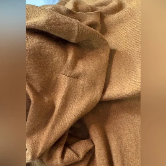 RED VALENTINO Cashmere Silk Bow Back Sweater Camel Luxury Designer Knit XS - Picture 7 of 7